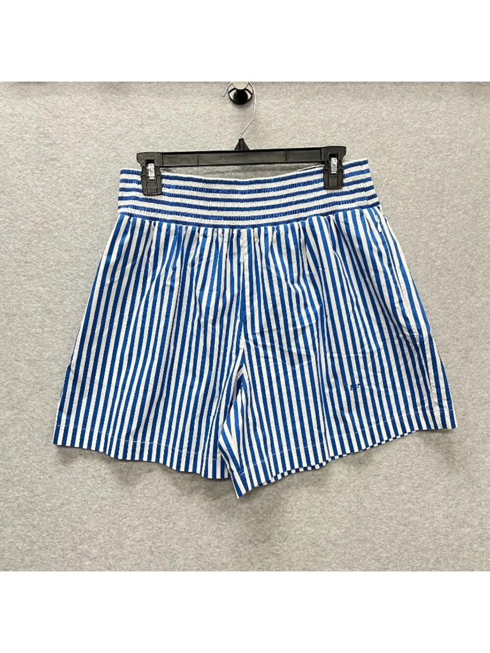 Frame Women's Size XL Blue Stripe Boxer Shorts NWT